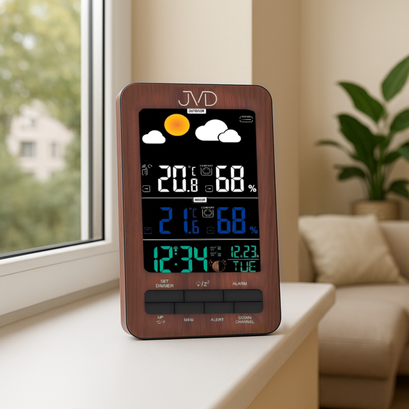 Rádiom riadená meteorologická stanica JVD RB6687.2