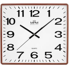 Nástenné hodiny s tichým chodom MPM Vinity - E01.4225.50