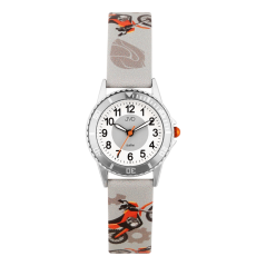 Detské náramkové hodinky s motívom motorka JVD J7233.1