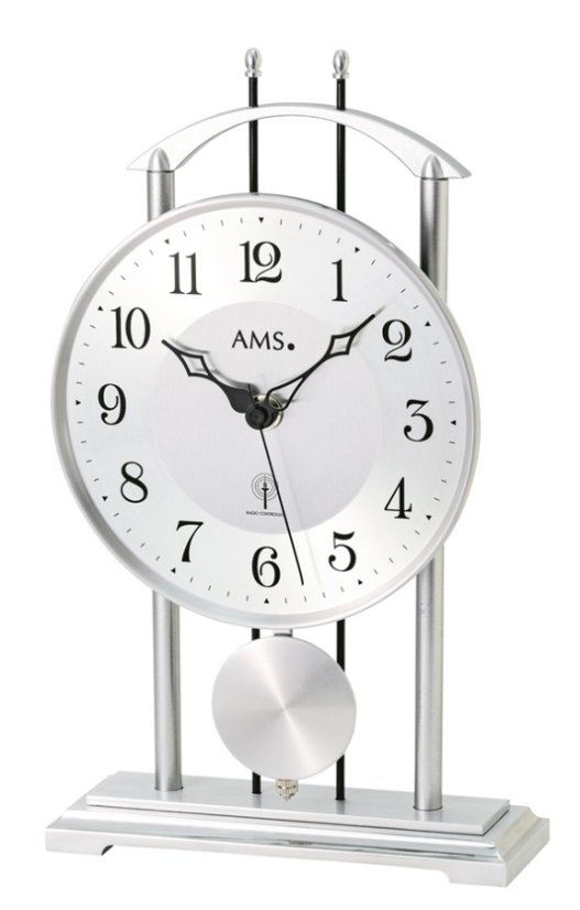 Stolné kyvadlové hodiny 5192 AMS riadené rádiovým signálom 29cm