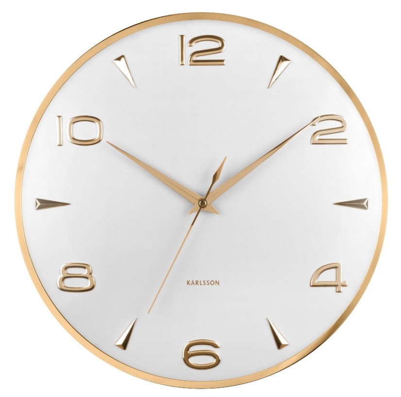 Dizajnové nástenné hodiny 6017WH Karlsson 40cm