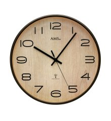Nástěnné hodiny 5502 AMS řízené rádiovým signálem 32cm