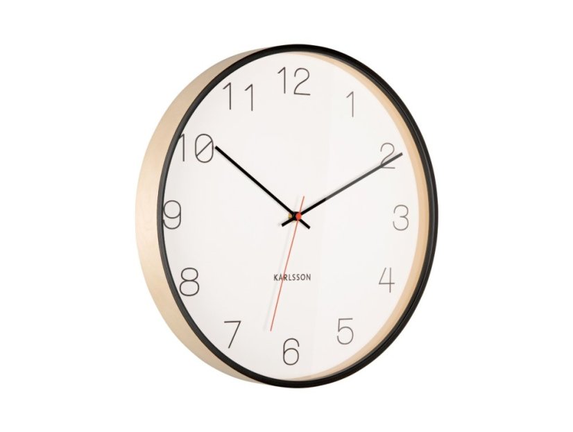 Dizajnové nástenné hodiny 5926BK Karlsson 40cm