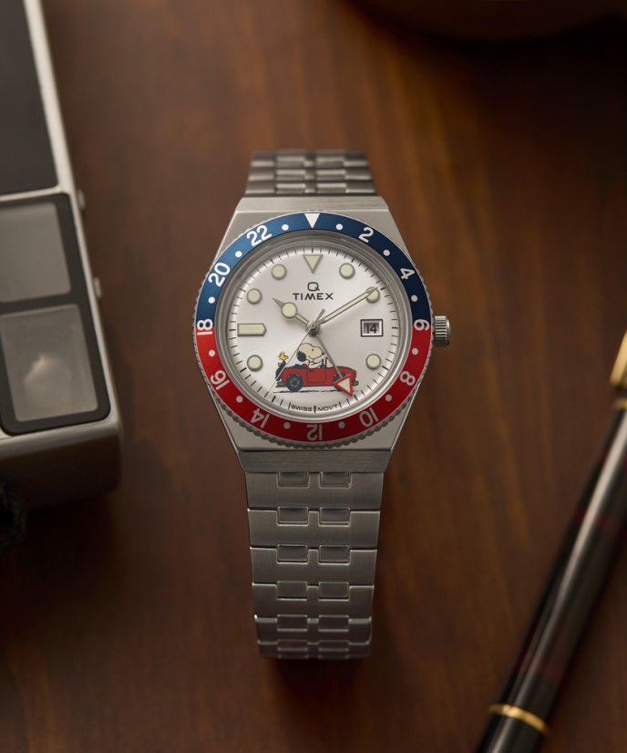 Timex Peanuts Q Timex GMT TW2W83300UK
