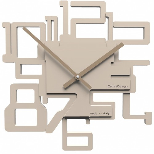 Dizajnové hodiny 10-003 CalleaDesign Kron 32cm (viac farebných verzií) Farba caffe latte-14 - RAL1019