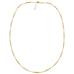 MINET Elegantný zlatý náhrdelník s tyčkami Au 585/1000 3,20 g