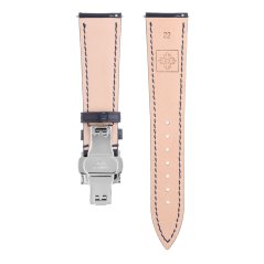 Kožený řemínek na hodinky PRIM RB.15896 (22 MM) - TMAVĚ MODRÁ - RB.15896.2218.3232.L1