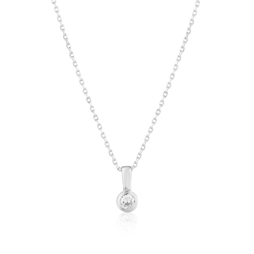 Strieborný náhrdelník JVD SVLN0741X61BI45 Strieborný náhrdelník JVD SVLN0741X61BI45