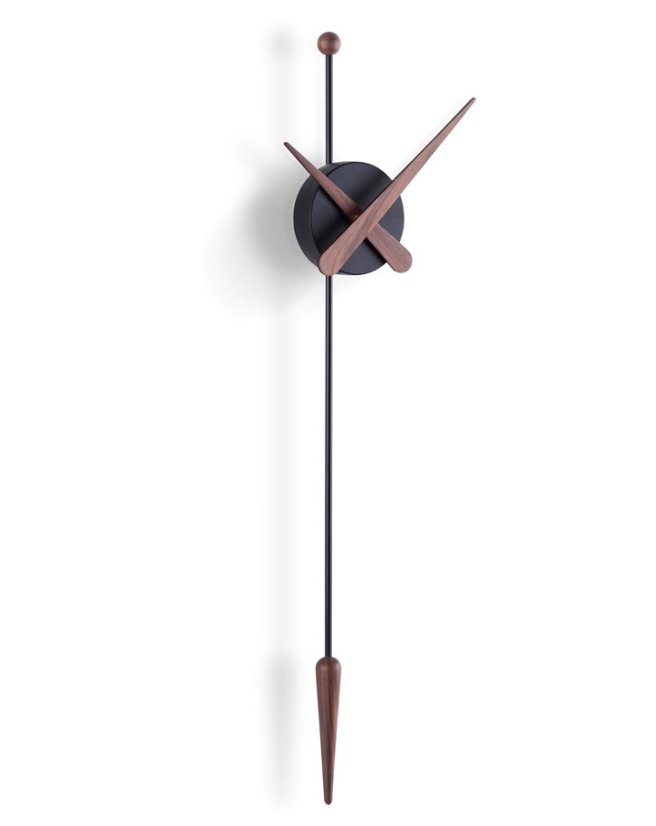 Dizajnové nástenné hodiny Nomon Punta BW 63cm