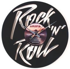Dizajnové nástenné hodiny Discoclock 105 Rock n roll 30cm