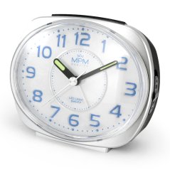 Budík s tichým chodem a led podsvětlením MPM C01.4055.70