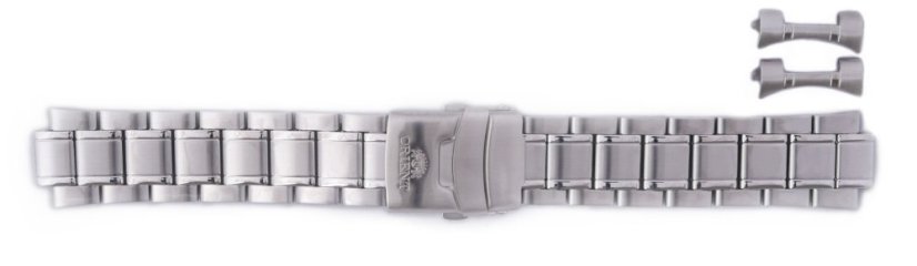 Ocelový náramek Orient KDDQJSS 22mm (pro model FEU07), stříbrný