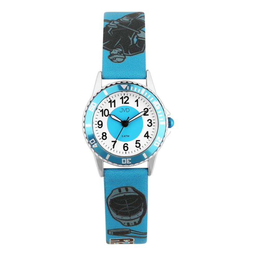 Detské náramkové hodinky s motívom hokej JVD J7230.1