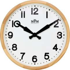 Dřevěné hodiny MPM E07.3662.51.B