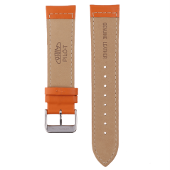 Kožený řemínek na hodinky  PRIM RB.13096.2220 - Orange (22 mm)