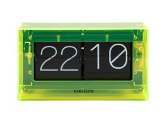 Dizajnové nástenné/stolové preklápacie hodiny 5976YE Karlsson 21cm
