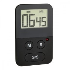 TFA 38.2047.01 - digitální časovač a stopky - barva černá