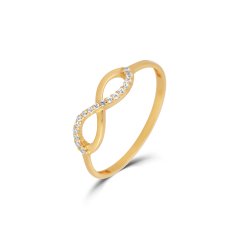 Zlatý prsteň ZR0295XJ70-9957 (585/1000) Veľ.57 0,99g