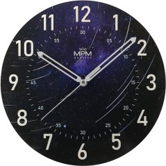 Nástěnné hodiny s tichým chodem MPM star - E09.4466