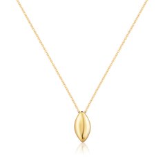 Oceľový pozlátený náhrdelník JVD SSSN0092X20GO45