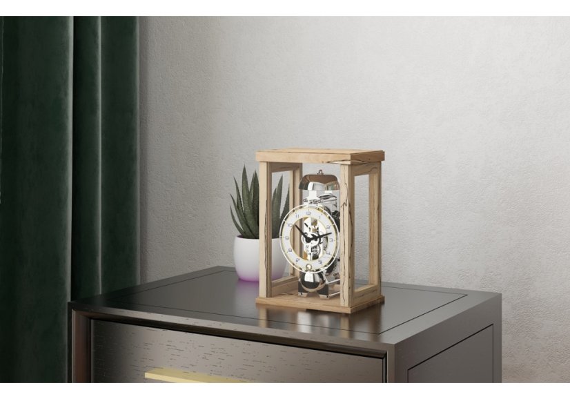 Stolní mechanické hodiny 23056-T30791 Hermle 26cm