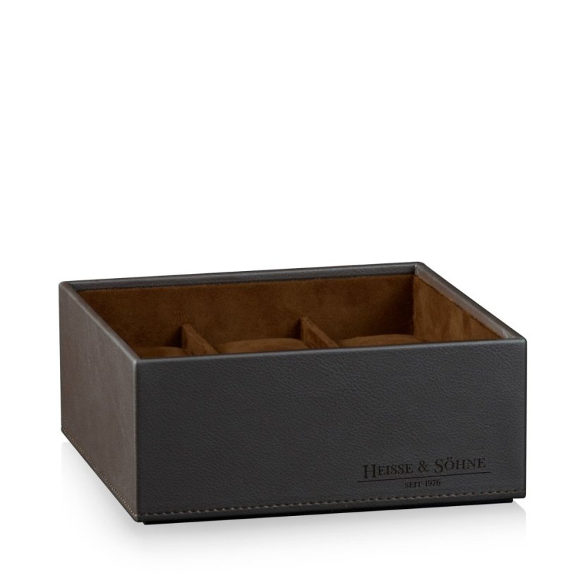 Kazeta na hodinky HEISSE & SÖHNE 70019-128.47 HS Mirage XL - dolný modul pre 6 hodiniek - Braun