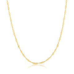 Pozlacený stříbrný řetízek JVD SVLCSINGGJ12542 (42cm)