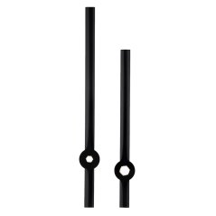 Kovové hodinové ručičky B15 (95 mm, 76 mm) - černé - Ručičky hodinové N2151...B15 pár