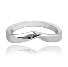 MINET Minimalistický stříbrný prsten vel. 57