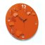 Dizajnové hodiny D&D 206 Meridiana 38cm (viac farebných verzií) Meridiana farby kov oranžový lak