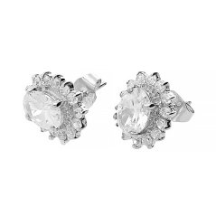 Stříbrné náušnice se zirkony 8240 - SER.8240