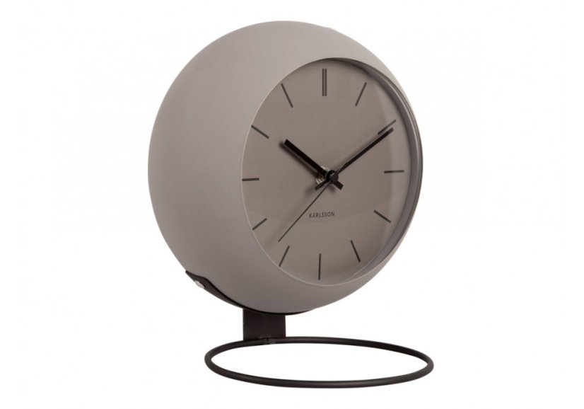 Dizajnové stolné hodiny 5858GY Karlsson 25cm