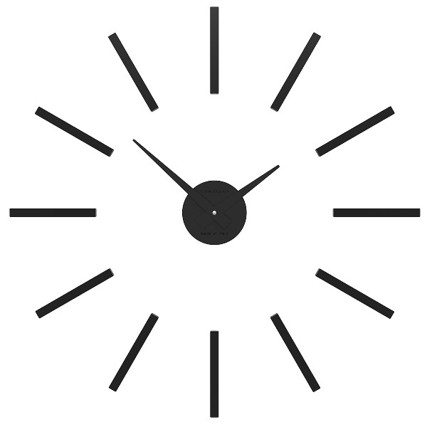 Dizajnové hodiny 10-301 CalleaDesign 62cm (viac farieb) Farba čierna klasik-5 - RAL9017