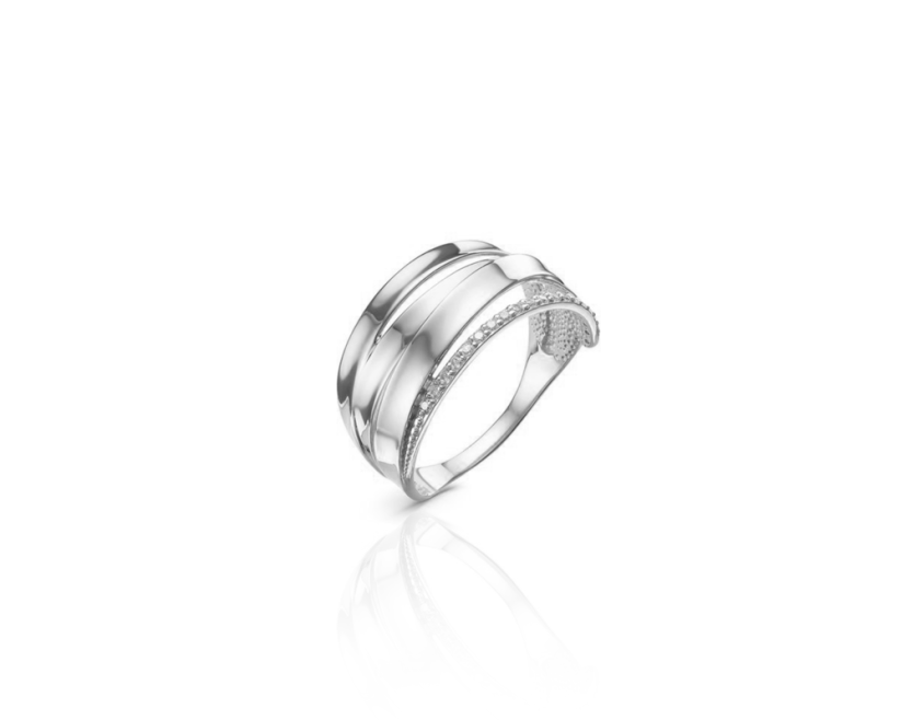 Stříbrný prsten JVD SVLR0390XH2BI58