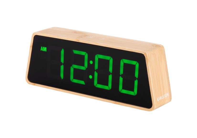 Dizajnový LED budík - hodiny 5931 Karlsson 19cm