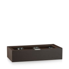 Kazeta na hodinky HEISSE & SÖHNE 70019-123.47 HS Mirage XL - horný modul pre 12 hodiniek - Braun