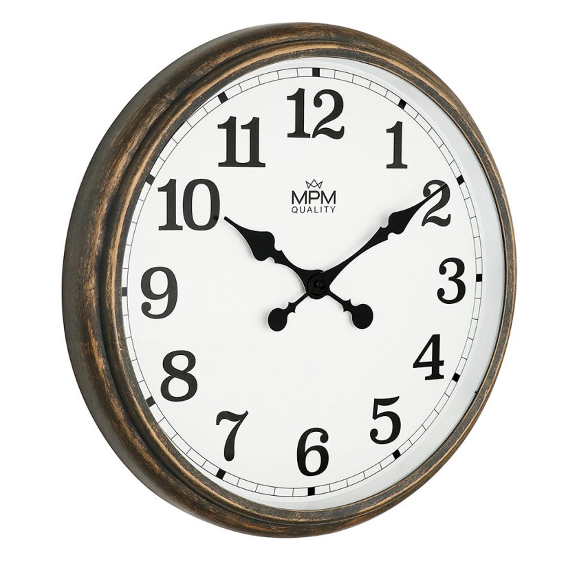 Nástěnné hodiny s tichým chodem MPM Western Relic - E01.4230.50