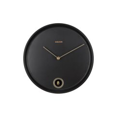 Nástěnné hodiny s kukačkou 6123BK Karlsson 30cm, černé