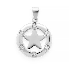 Nerezový prívesok Starlight - strieborné farby - SPD.6703
