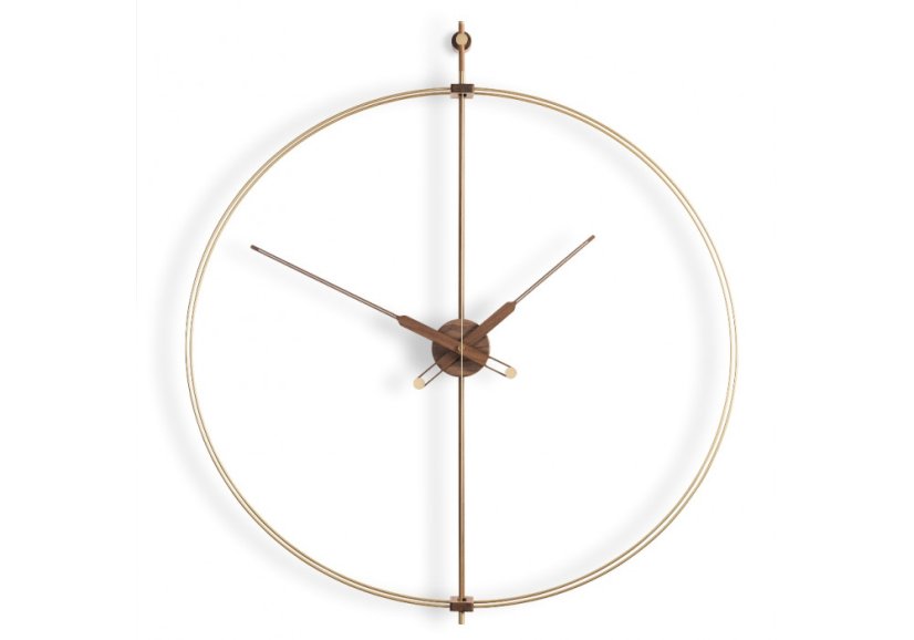 Designové nástěnné hodiny Nomon Barcelona Premium Gold 103cm
