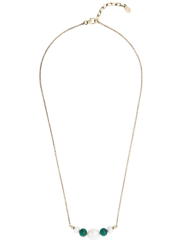 Pozlátený strieborný náhrdelník JVD SVLN0756SH8ZP45