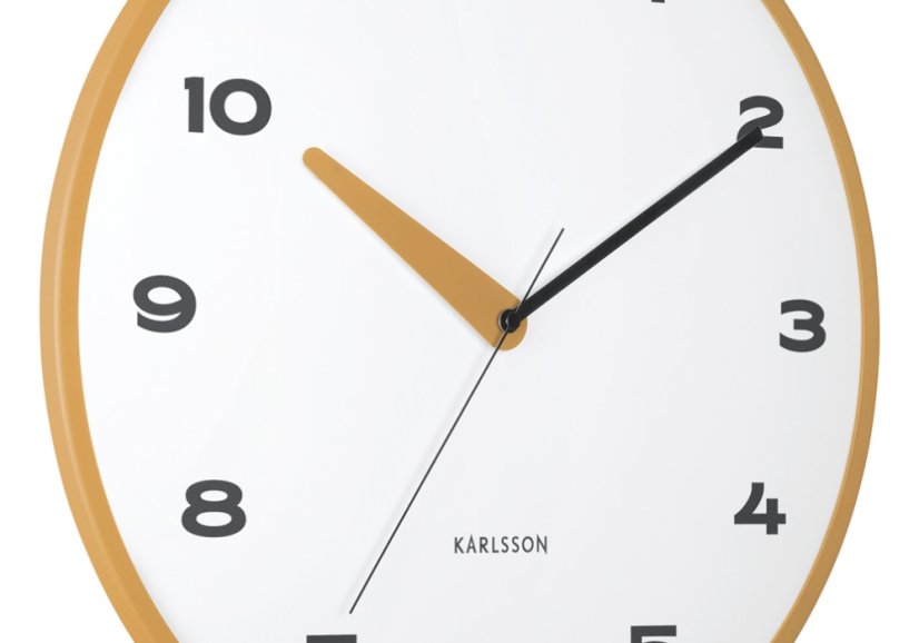 Dizajnové nástenné hodiny 6028YE Karlsson 40cm