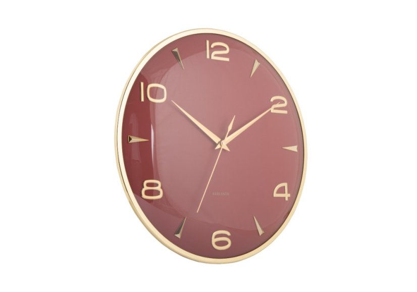Dizajnové nástenné hodiny 6017RD Karlsson 40cm