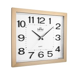 Nástenné hodiny s tichým chodom MPM Convex - E01.4224.80