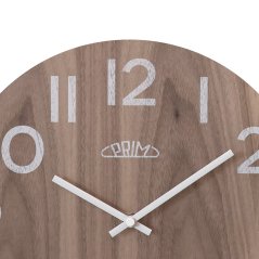 Dřevěné hodiny PRIM Genuine Veneer - C - E07P.4245.5400