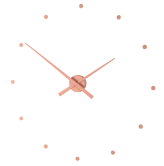 Dizajnové nástenné hodiny NOMON OJ ružové 50cm
