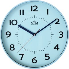 Nástenné hodiny s tichým chodom MPM Heikki - C - E01.4429.30