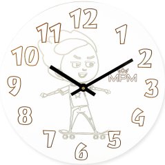 Detské drevené hodiny s tichým chodom MPM E01.4177