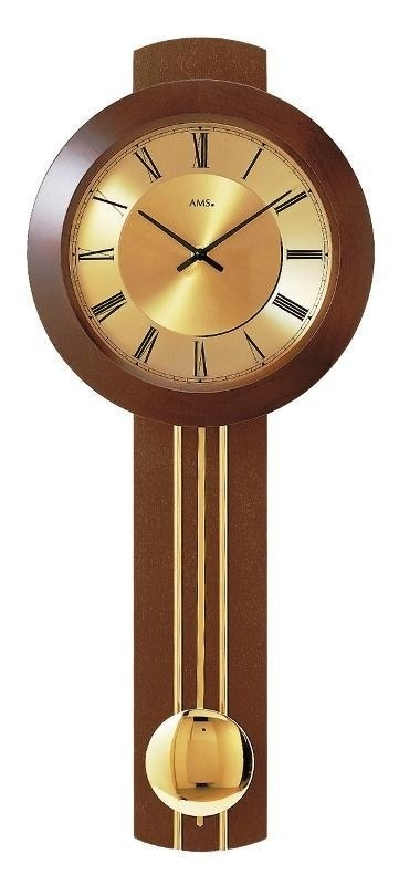 Kyvadlové nástenné hodiny 5132/1 AMS riadené rádiovým signálom 60cm