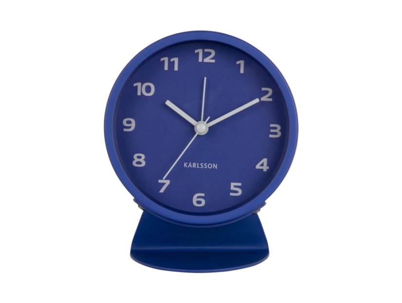Stolové hodiny s budíkom 6082BL Karlssson 13cm
